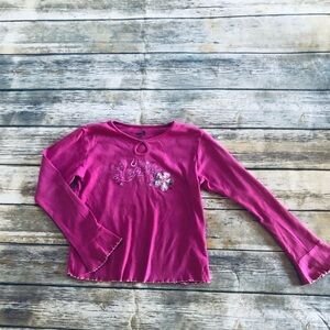 Girls adorable pink long sleeve! Size 8-10